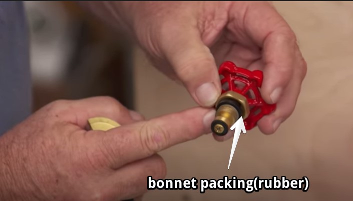 Parts of a faucet - Bonnet Packing (Rubber)